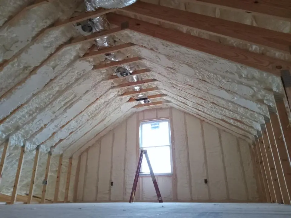 Spray foam roofing application for Crawl Space Insulation project in Covington